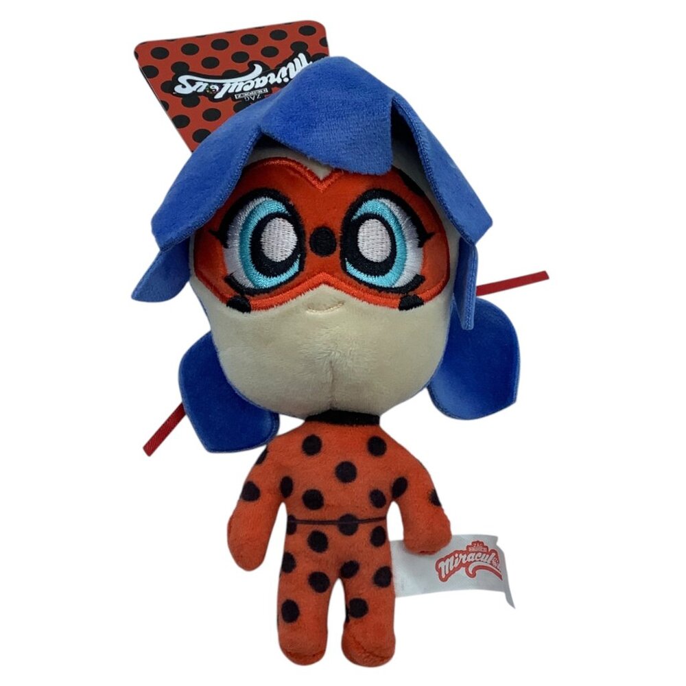 Miraculous Ladybug Plush Doll 6.5” Official PMI Soft Stuffed Toy Clip On NEW NWT